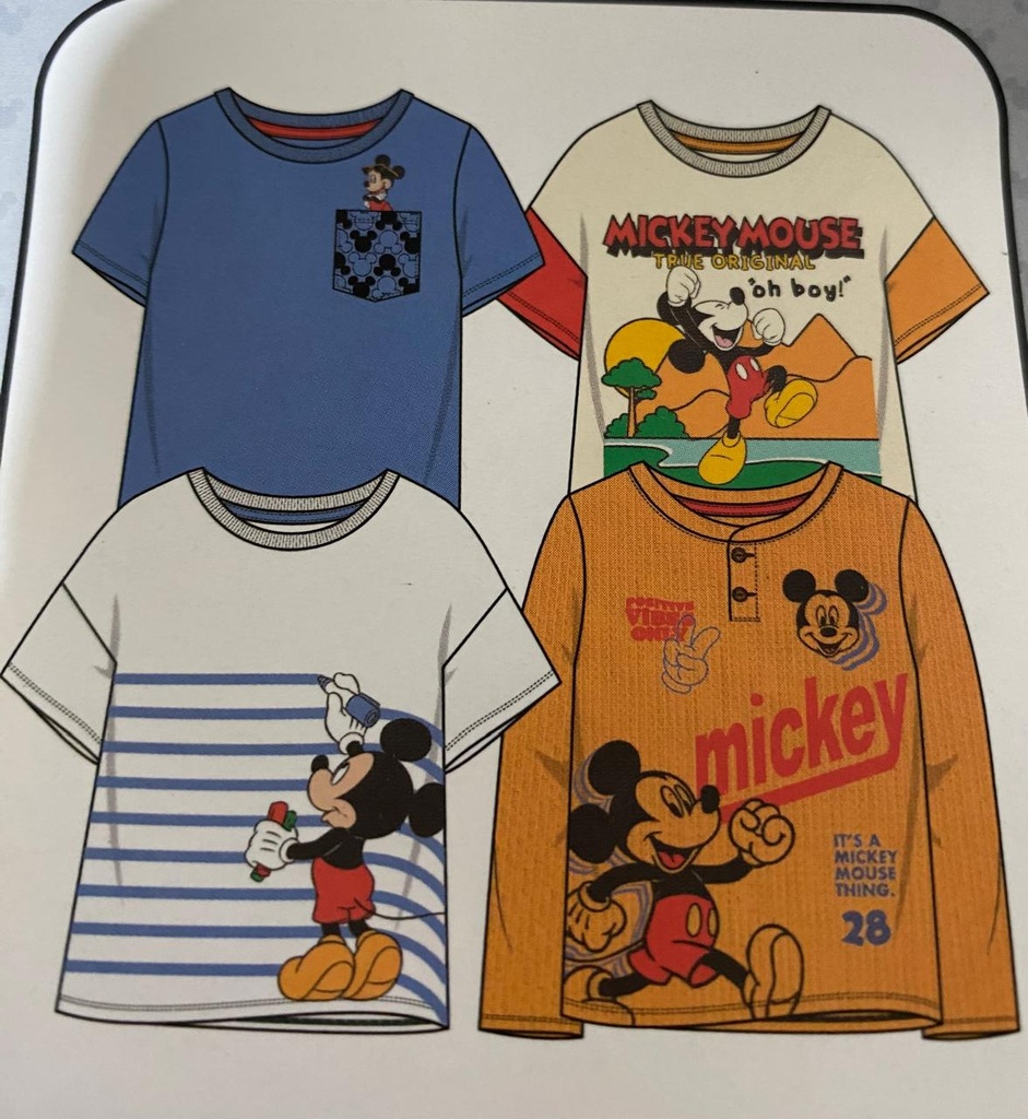 PLAYERA 4 PACK TEE PARA NIÑO Y NIÑA (3T, NIÑO)