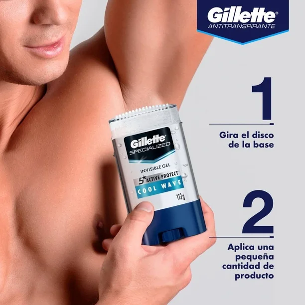 Gillete Antitranspirante 4 pzas 113g