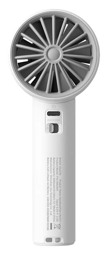 Ventilador Portatil 5 Velocidades JisuLife