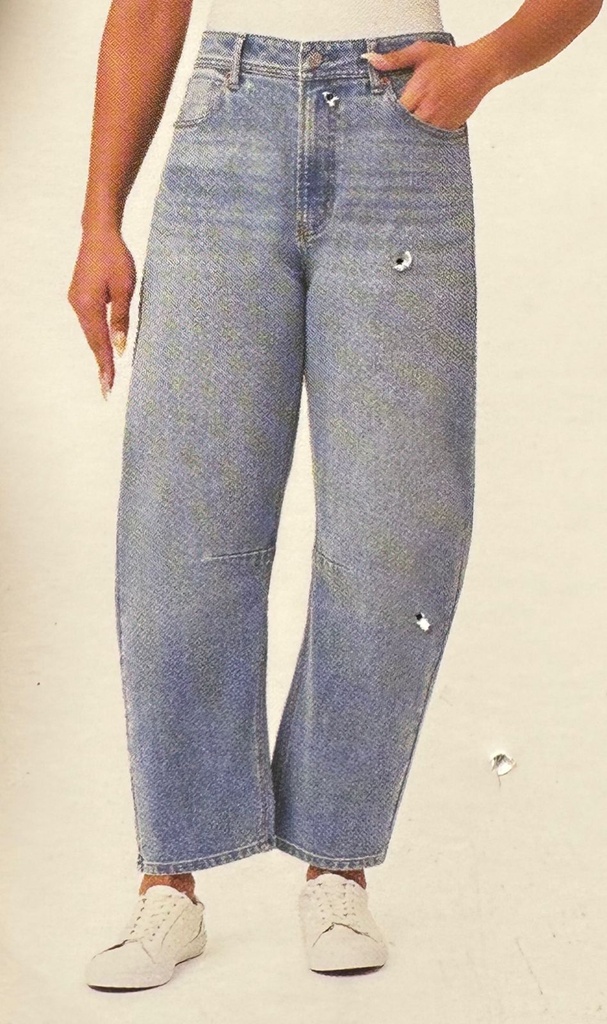 PANTALON DE MEZCLILLA PARA DAMA TIPO BARREL SCOTCH & SODA 