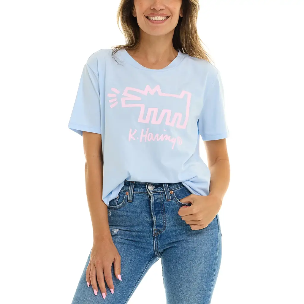 PLAYERA PARA DAMA KEITH HARING 