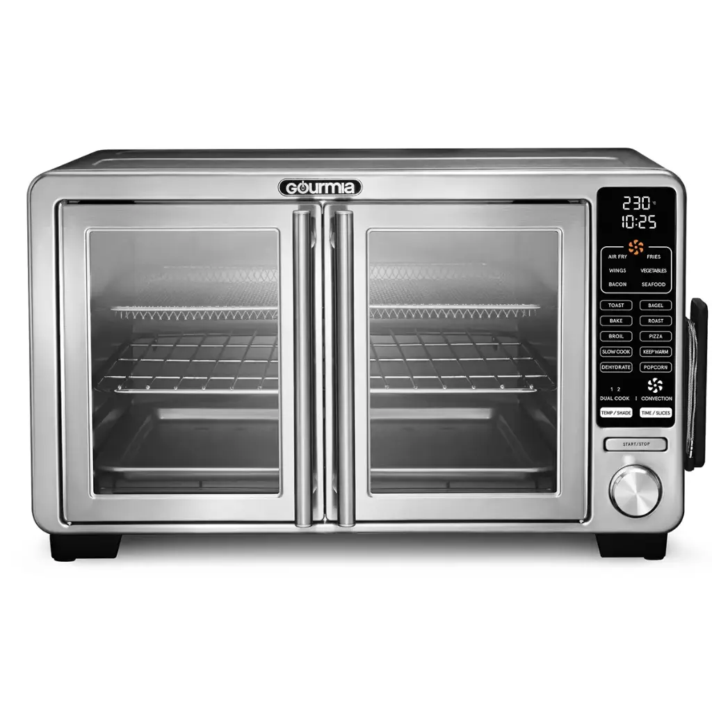 HORNO Y AIR FRYER DIGITAL 16 FUNCIONES GOURMIA 