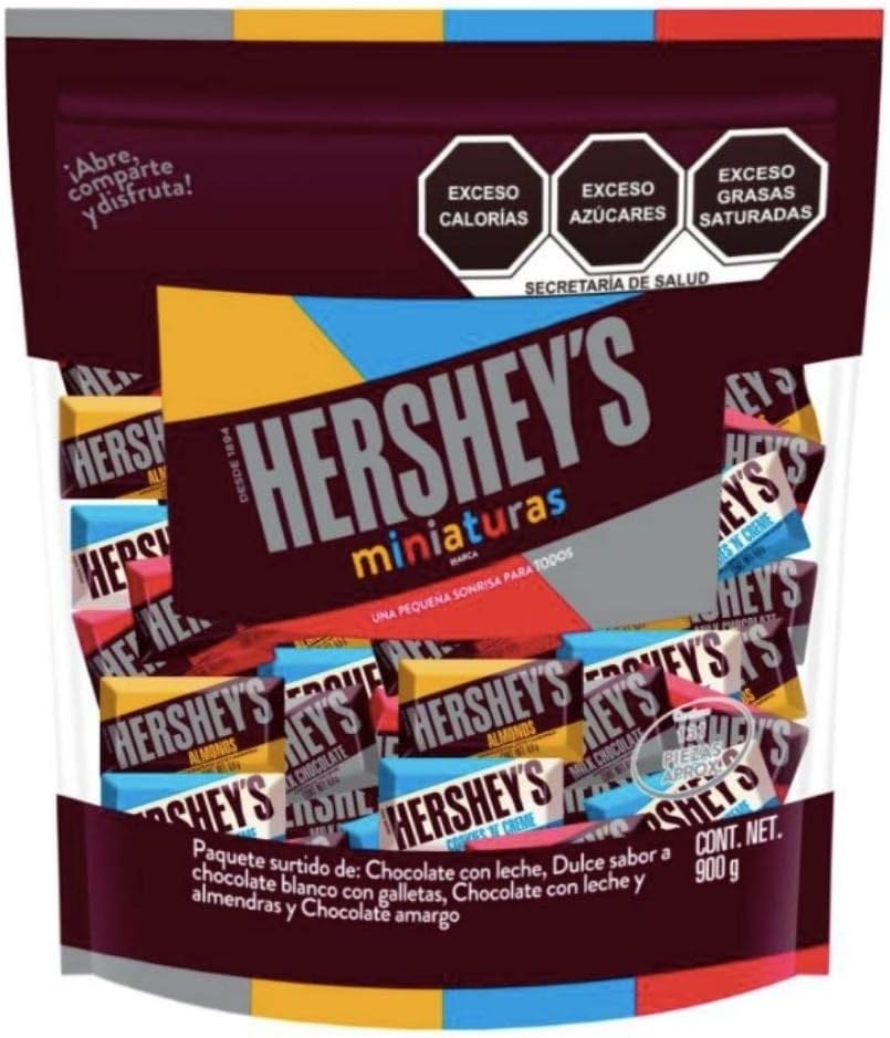 CHOCOLATES SURTIDOS 900G HERSHEY'SMINIATURAS