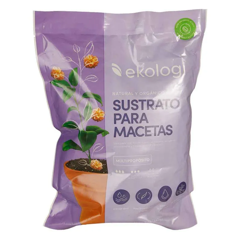 SUSTRATO PARA MACETAS ORGÁNICO EKOLOGI