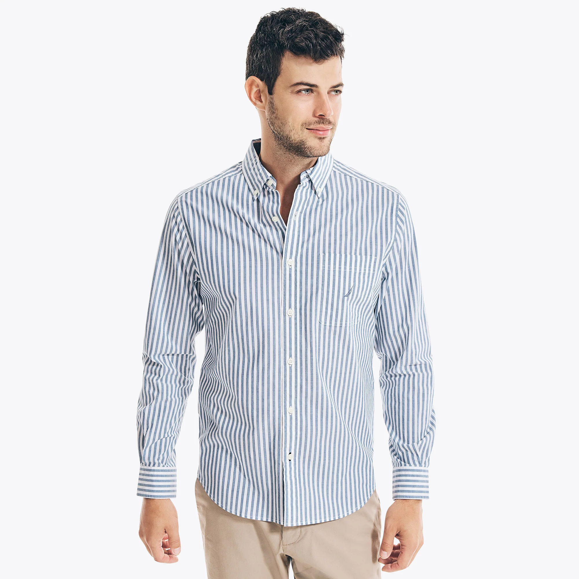Camisa Nautica Para Hombre