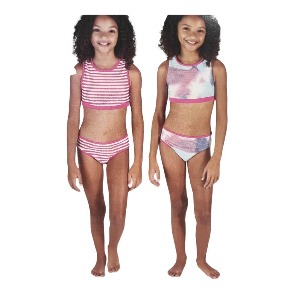 Conjunto de 2 Piezas Eddie Bauer Tipo Traje de Baño Para Niña