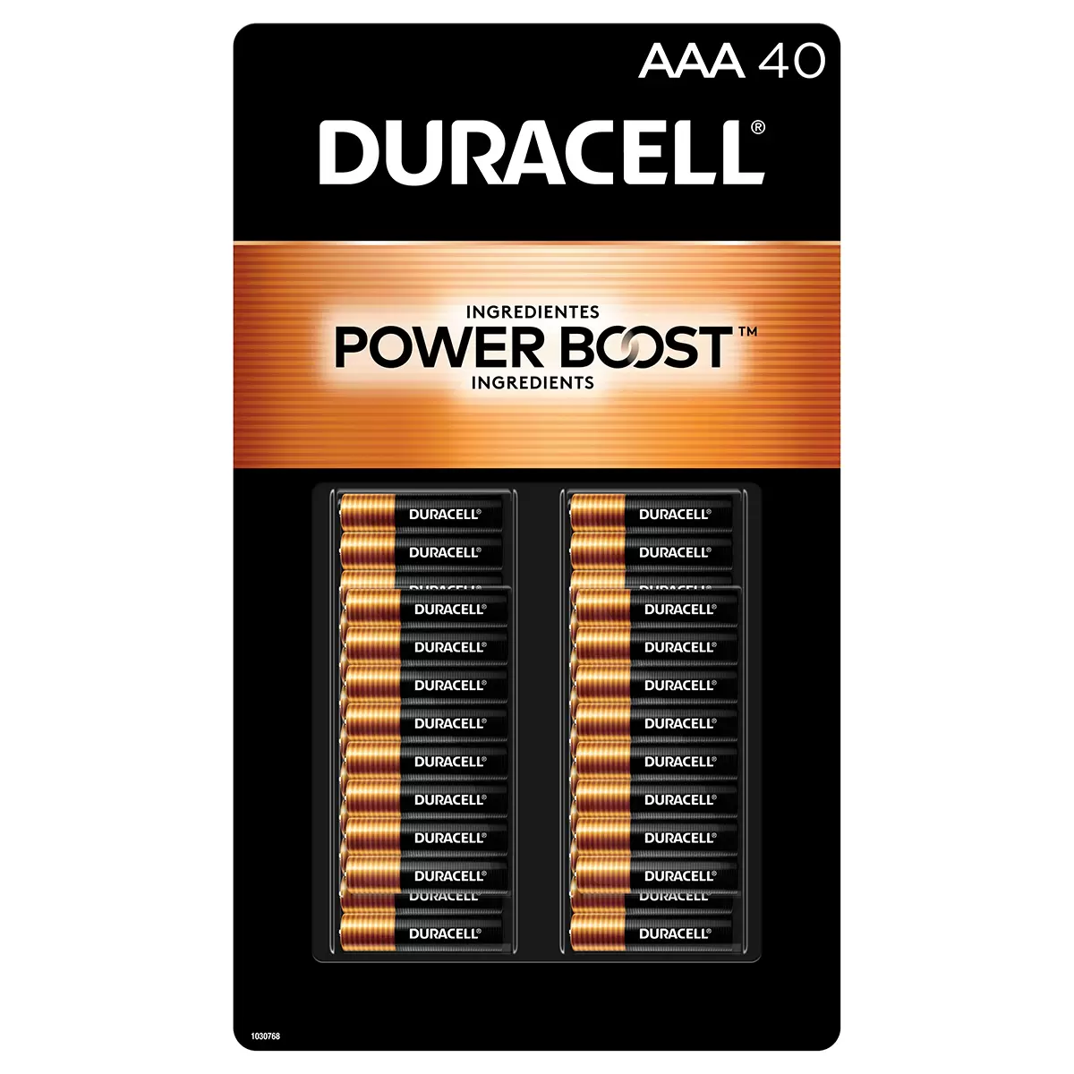 [0003097] DURACELL, PILAS AAA POWER BOOST DE 40 PIEZAS