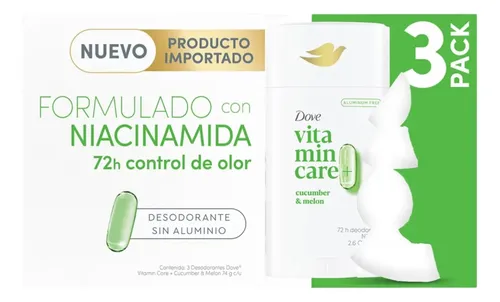 Desodorante sin Aluminio Dove
