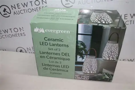 EVERGREEN - LINTERNAS LED DE CERÁMICA