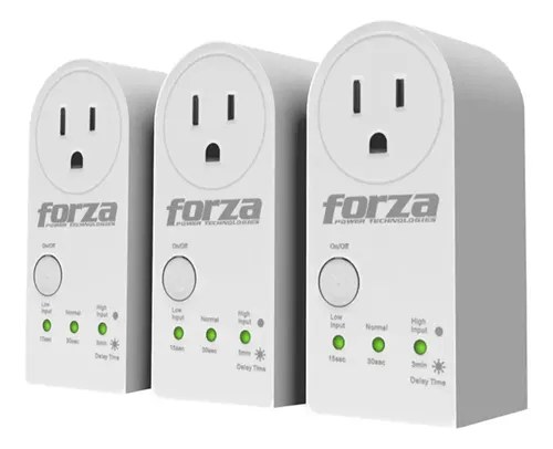 FORZA KIT DE 3 PROTECTORES DE VOLTAJE