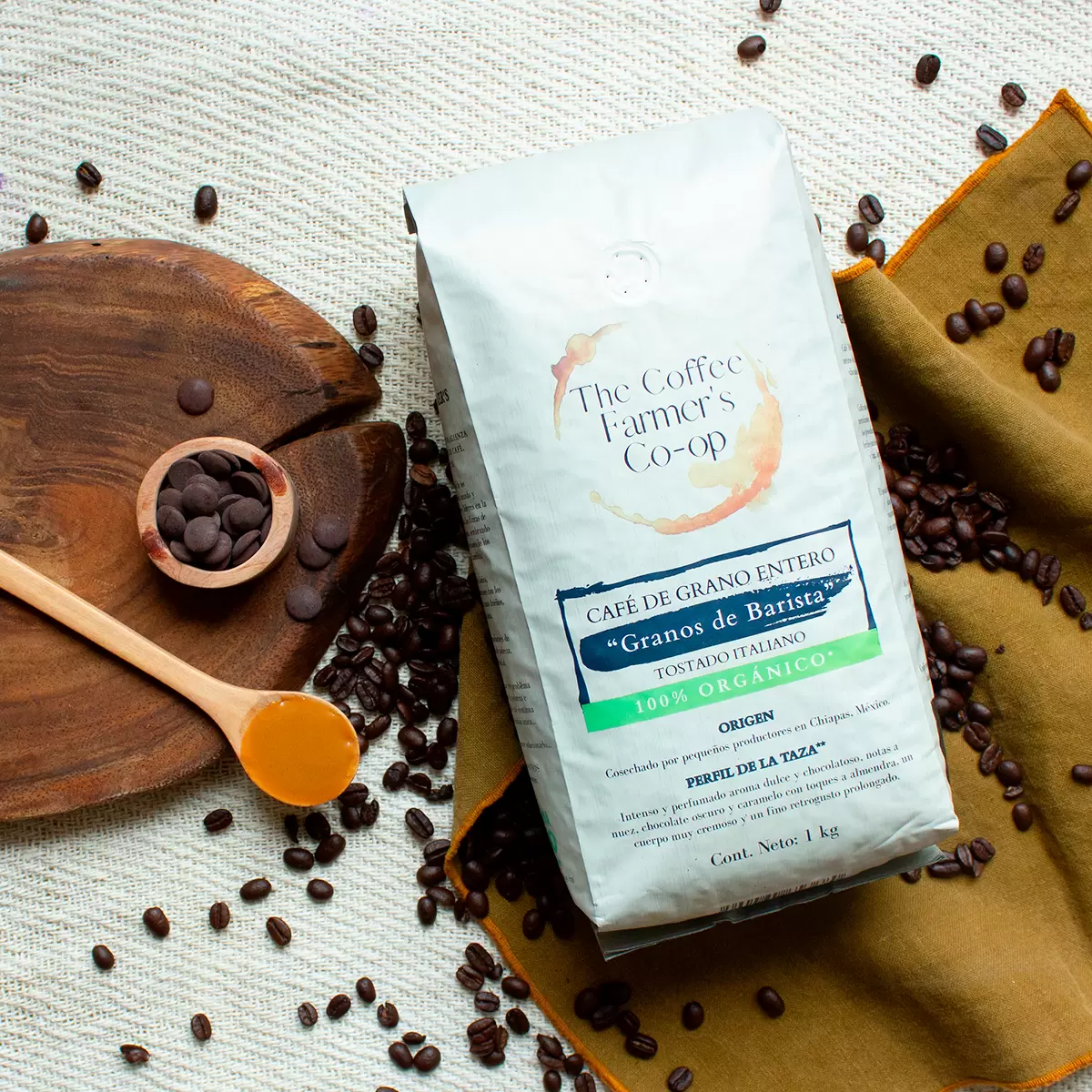GRANOS DE BARISTA 100% ORGÁNICO 1 KG