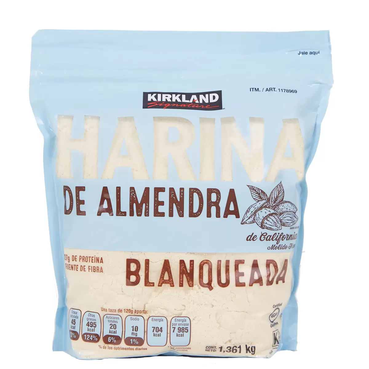 HARINA DEALMENDRA 1.36KG KIRKLAND SIGNATURE