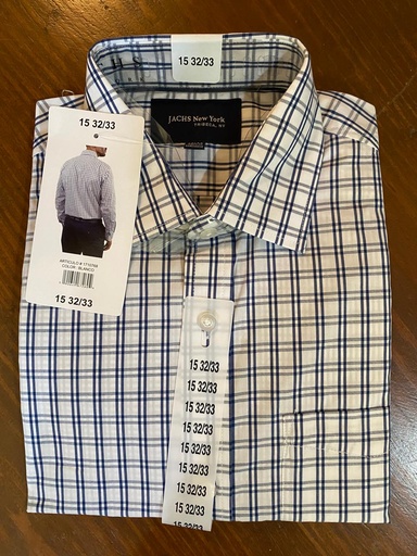 [0002970]  JACHS NEW YORK CAMISA ABOTONADA MANGA LARGA 15 32/33