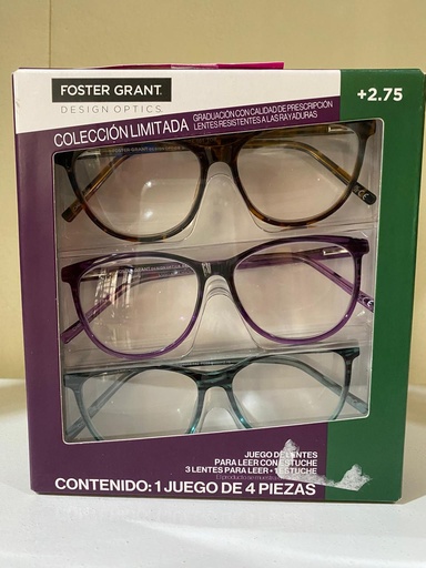 [0003034] LENTES FOSTER GRANT COLECCIÓN LIMITADA