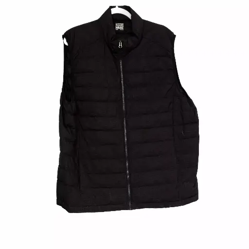 [0003139] CHALECO NEGRO 32 DEGRESS HEAT PARA HOMBRE BOLSILLOS LISOS CON CREMALLERA 