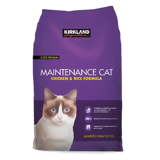 [0003268] KIRKLAND SIGNATURE ALIMENTO PARA GATO CON POLLO Y ARROZ 11.3KG