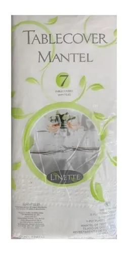[0003280] TABLECOVER 7 MANTELES DESECHABLES RESISTENTES AL AGUA 