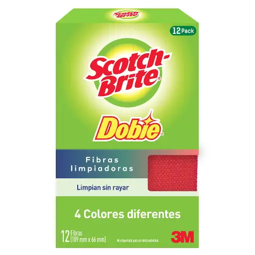 [0003571] SCOTCH BRITE DOBIE FIBRAS LIMPIADORAS 12 PZS