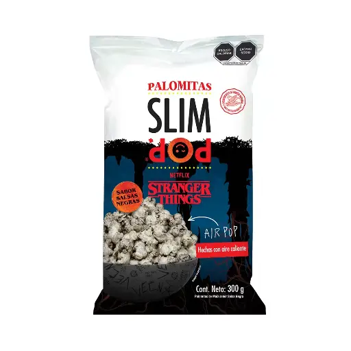 [0003575] SLIM POP PALOMITAS DE MAÍZ SABOR SALSAS NEGRAS 300 G