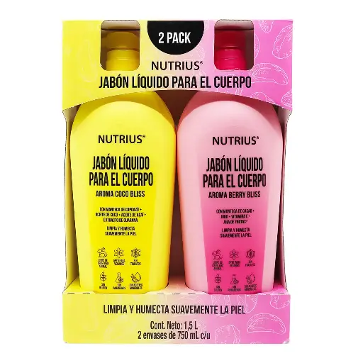 [0003948] JABON LIQUIDO PARA EL CUERPO 2/750MLC/UN UTRIUS 