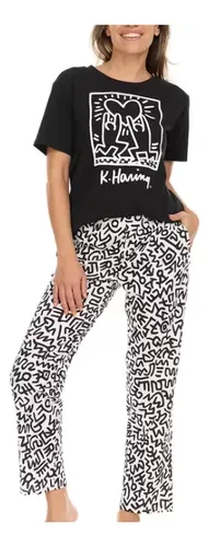[0005031] PIJAMA PARA DAMA 2 PIEZAS KEITH HARING 