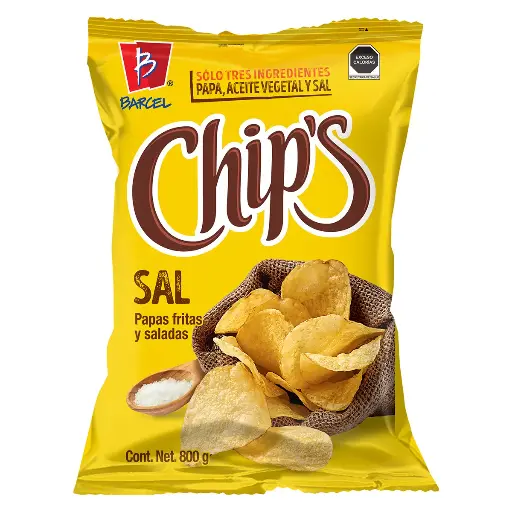 [0005117] PAPAS FRITAS Y SALADAS 800 G CHIP´S 