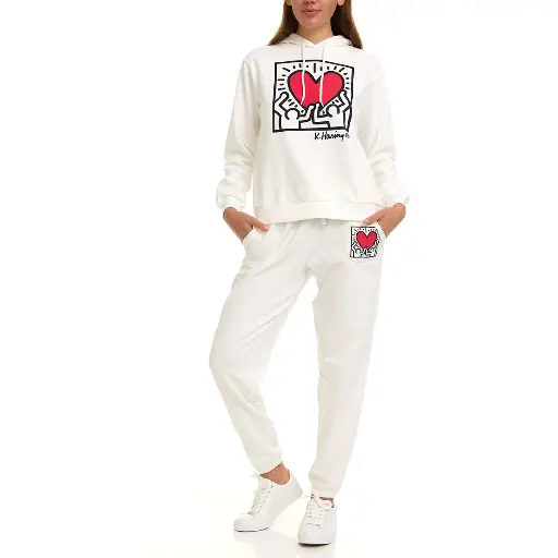 [0005163] CONJUNTO DE SUDADERA Y PANTALON PARA DAMA KEITH HARING 