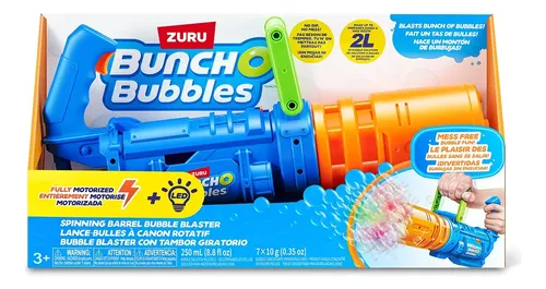 [0005243] BLÁSTER DE BURBUJAS MOTORIZADO+LUCES LES BUNCH O BUBBLES 