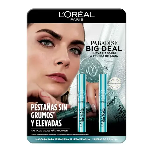 [0005408] MASCARA PARA PESTAÑAS BIG DEAL 2/9.5 ML LOREAL PARIS 