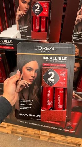 [0005446] FIJADOR DE MAQUILLAJE 2 PZAS LÓREAL 